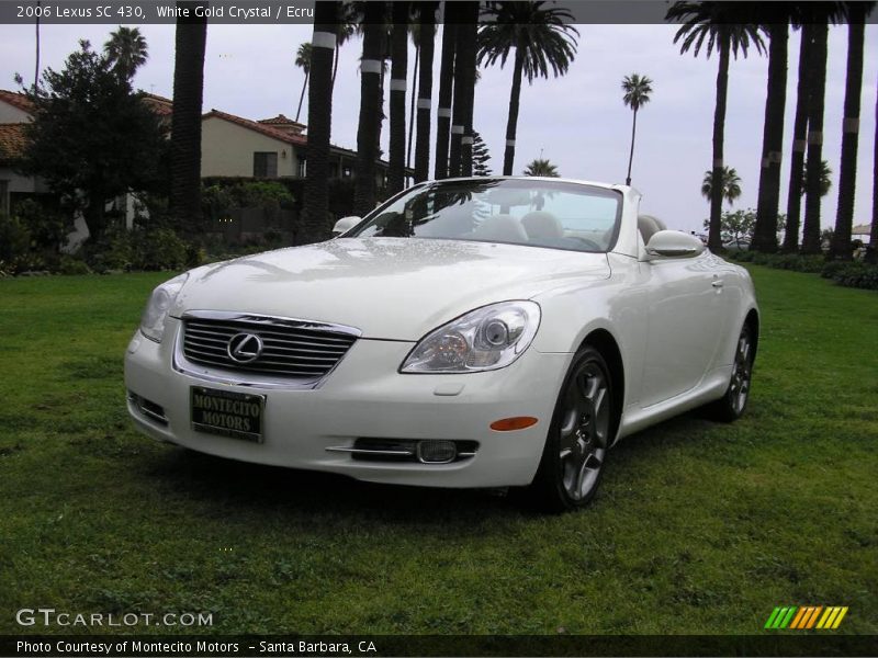 White Gold Crystal / Ecru 2006 Lexus SC 430