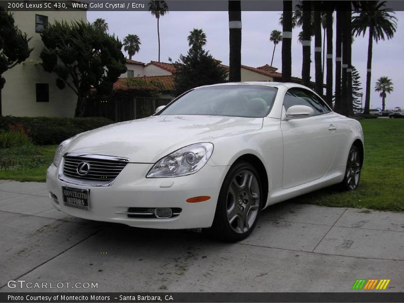 White Gold Crystal / Ecru 2006 Lexus SC 430