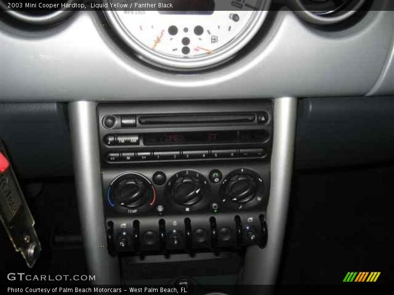 Liquid Yellow / Panther Black 2003 Mini Cooper Hardtop