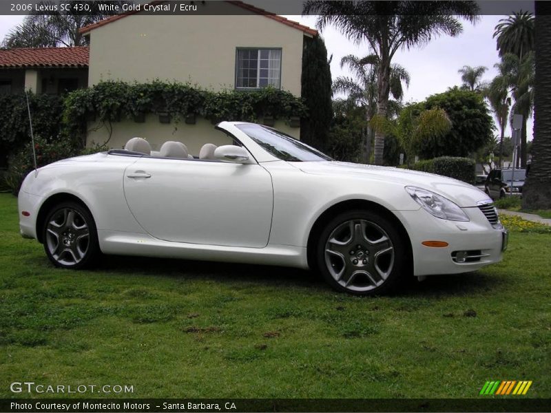 White Gold Crystal / Ecru 2006 Lexus SC 430
