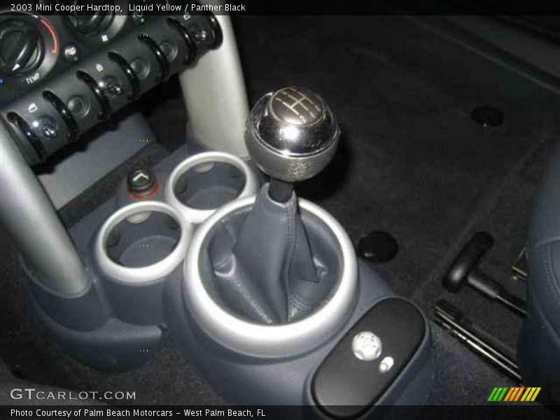 Liquid Yellow / Panther Black 2003 Mini Cooper Hardtop