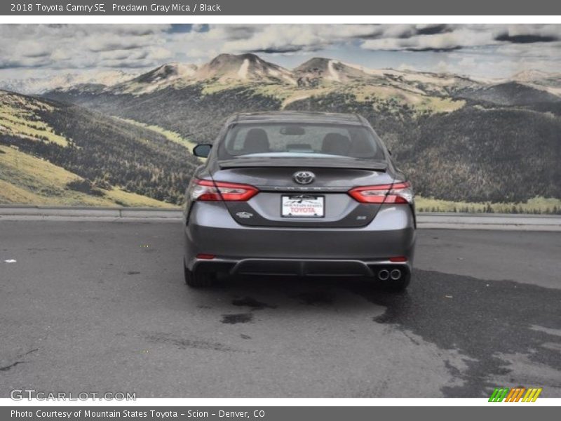 Predawn Gray Mica / Black 2018 Toyota Camry SE