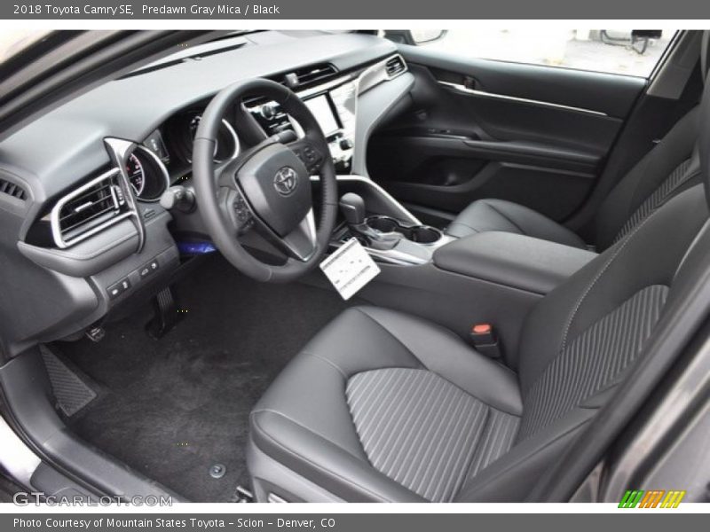 Predawn Gray Mica / Black 2018 Toyota Camry SE