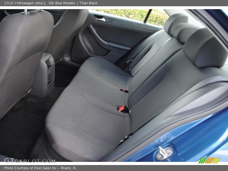 Silk Blue Metallic / Titan Black 2016 Volkswagen Jetta S