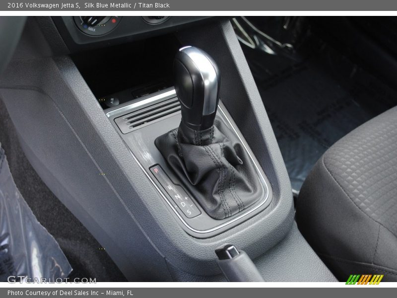 Silk Blue Metallic / Titan Black 2016 Volkswagen Jetta S