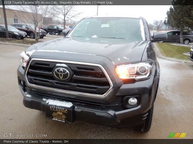 Magnetic Gray Metallic / Cement Gray 2018 Toyota Tacoma SR5 Access Cab