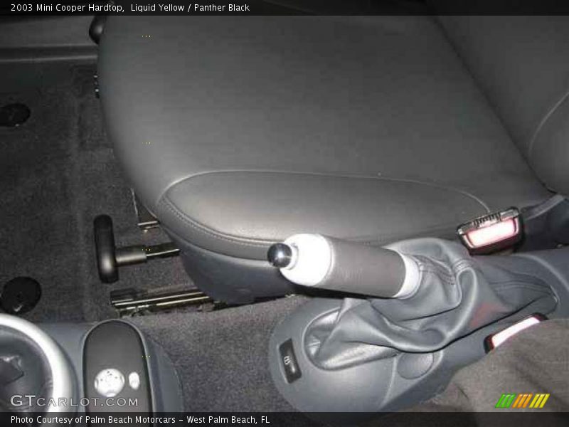 Liquid Yellow / Panther Black 2003 Mini Cooper Hardtop