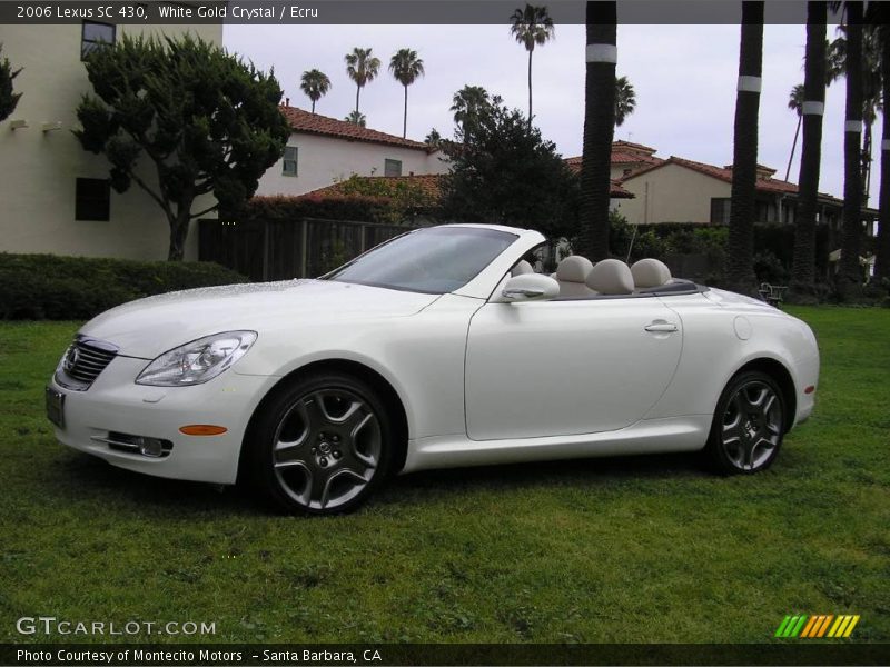 White Gold Crystal / Ecru 2006 Lexus SC 430