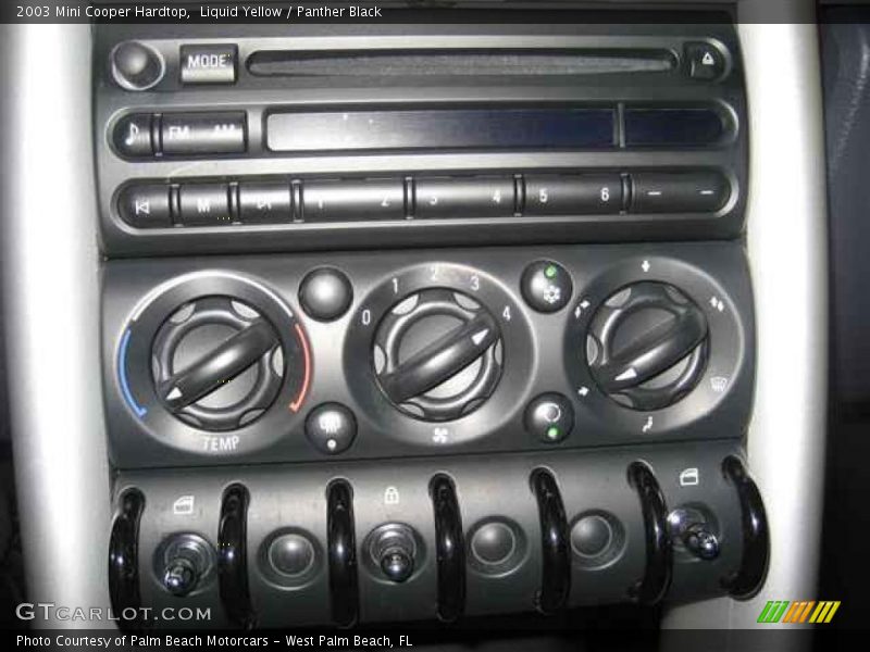 Liquid Yellow / Panther Black 2003 Mini Cooper Hardtop