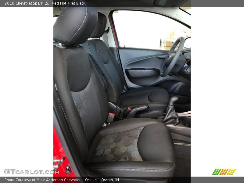 Front Seat of 2018 Spark LS