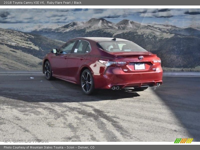 Ruby Flare Pearl / Black 2018 Toyota Camry XSE V6