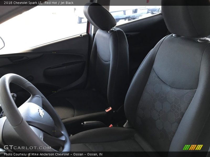  2018 Spark LS Jet Black Interior