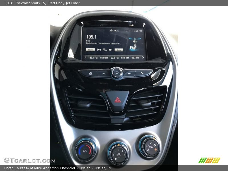 Controls of 2018 Spark LS