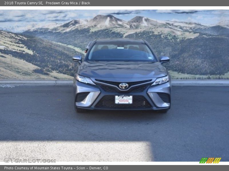 Predawn Gray Mica / Black 2018 Toyota Camry SE