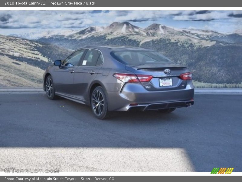 Predawn Gray Mica / Black 2018 Toyota Camry SE