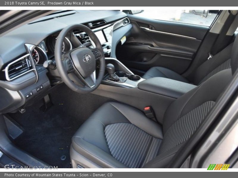 Predawn Gray Mica / Black 2018 Toyota Camry SE