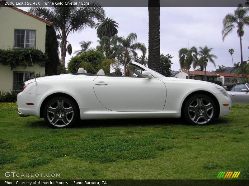 White Gold Crystal / Ecru 2006 Lexus SC 430