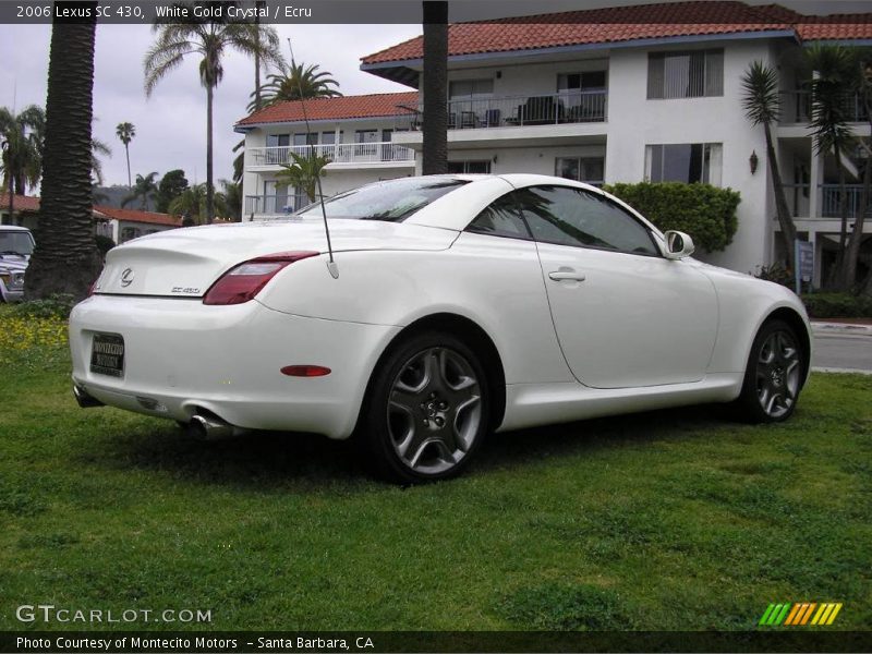 White Gold Crystal / Ecru 2006 Lexus SC 430