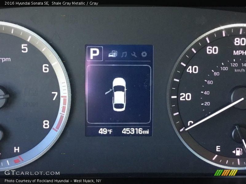 Shale Gray Metallic / Gray 2016 Hyundai Sonata SE