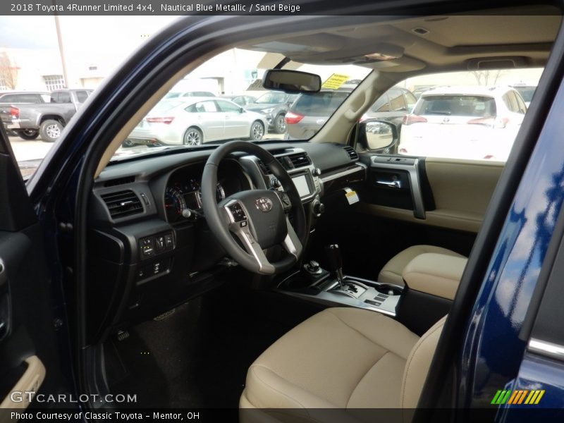 Nautical Blue Metallic / Sand Beige 2018 Toyota 4Runner Limited 4x4