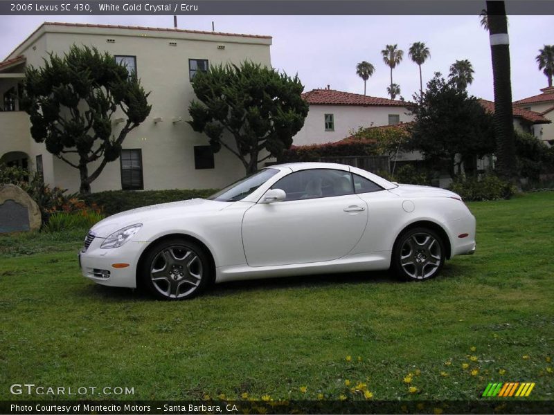 White Gold Crystal / Ecru 2006 Lexus SC 430
