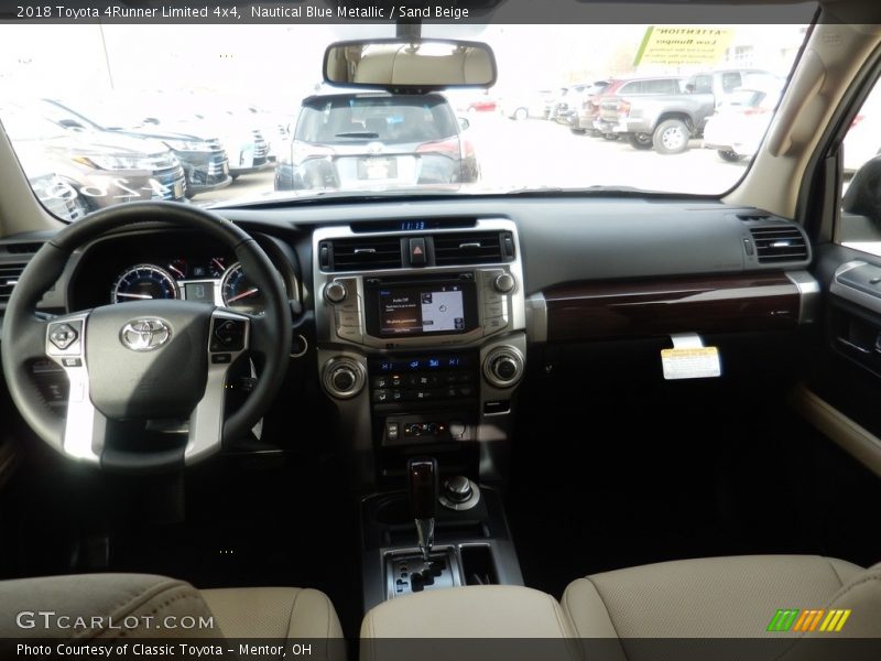 Nautical Blue Metallic / Sand Beige 2018 Toyota 4Runner Limited 4x4
