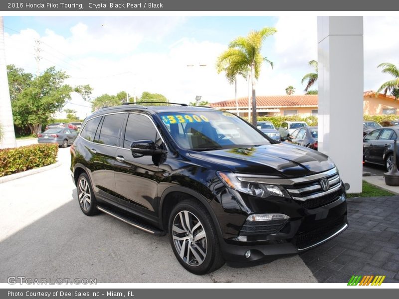 Crystal Black Pearl / Black 2016 Honda Pilot Touring