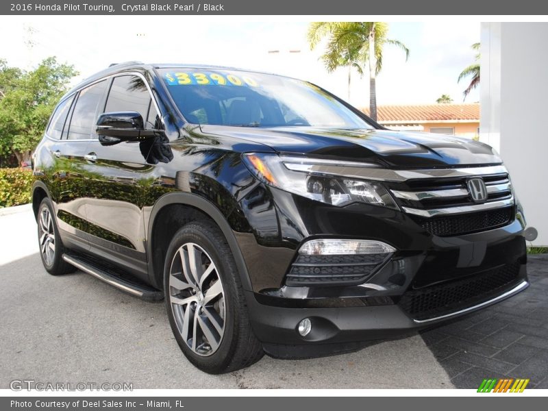 Crystal Black Pearl / Black 2016 Honda Pilot Touring