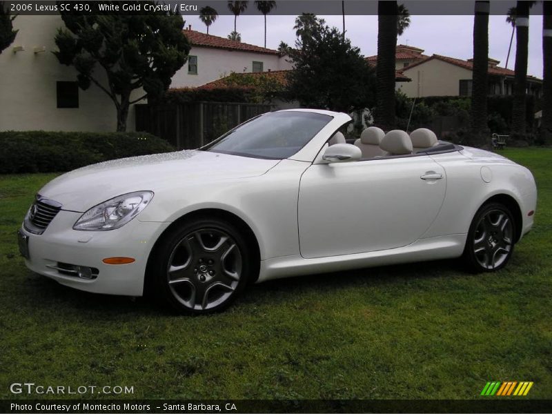 White Gold Crystal / Ecru 2006 Lexus SC 430