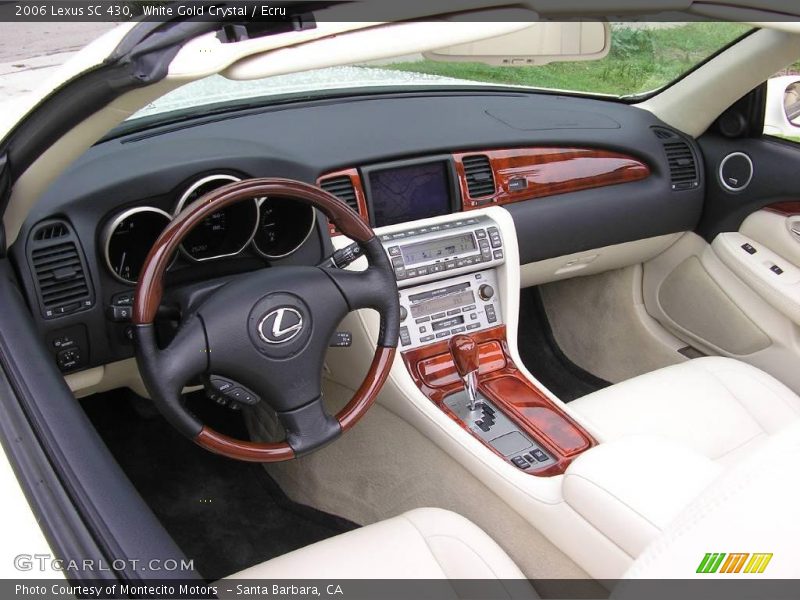 White Gold Crystal / Ecru 2006 Lexus SC 430