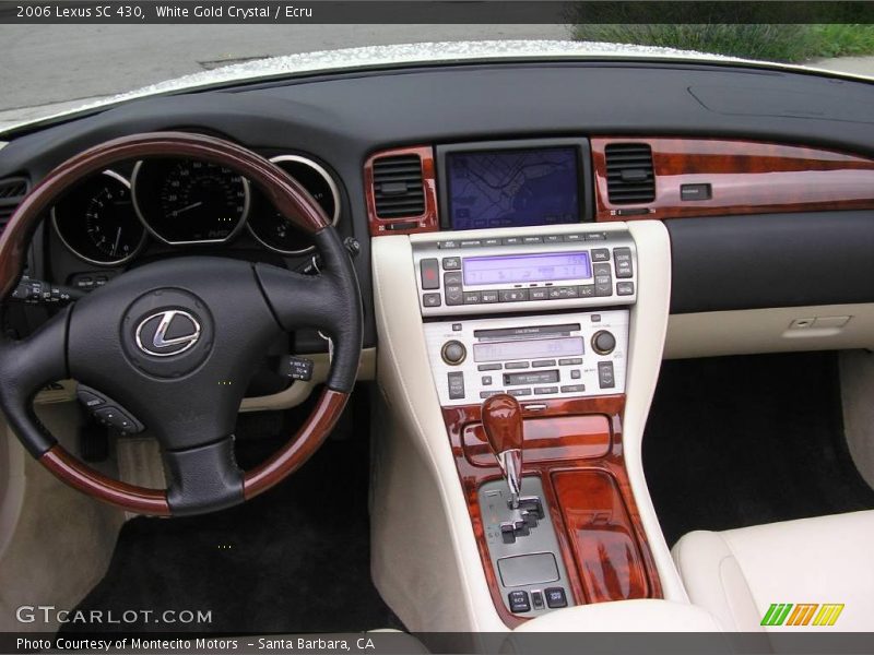 White Gold Crystal / Ecru 2006 Lexus SC 430