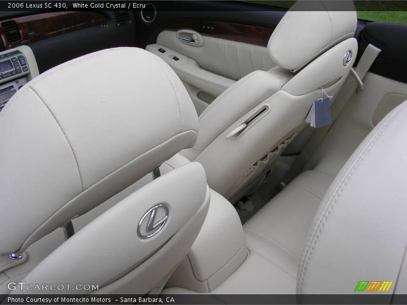 White Gold Crystal / Ecru 2006 Lexus SC 430