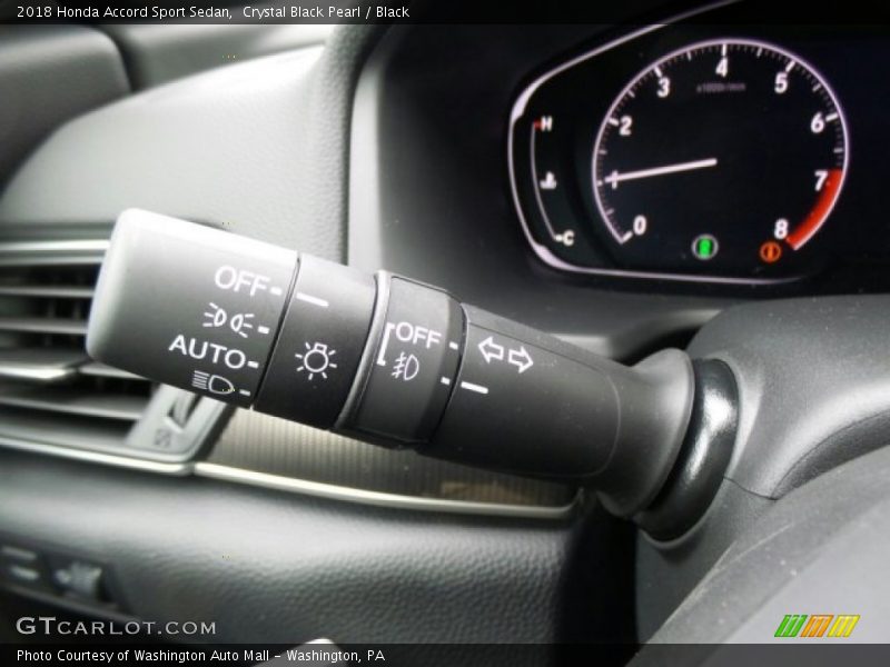 Controls of 2018 Accord Sport Sedan
