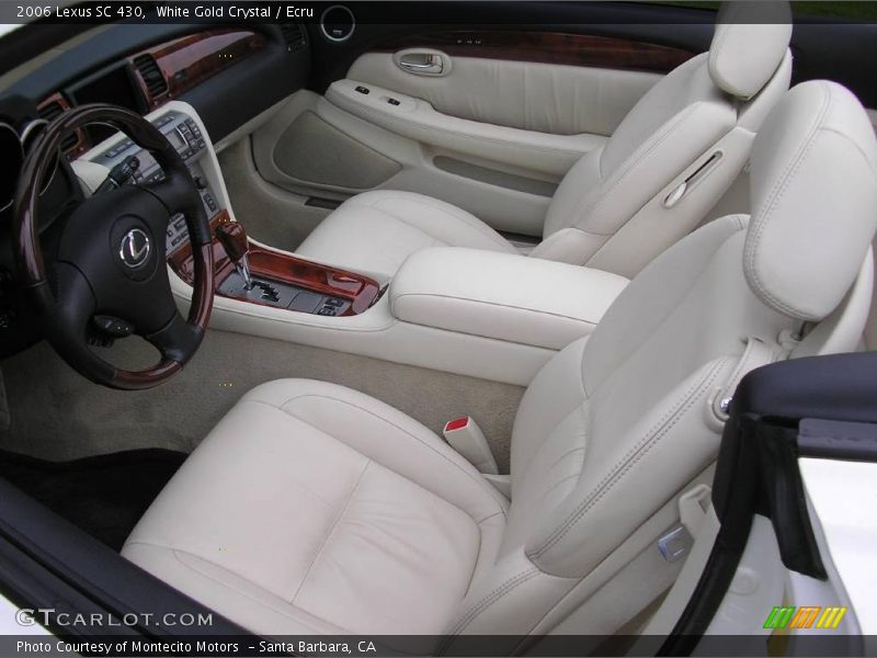 White Gold Crystal / Ecru 2006 Lexus SC 430