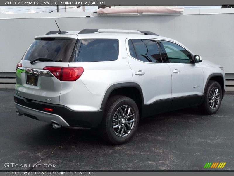 Quicksilver Metallic / Jet Black 2018 GMC Acadia SLT AWD