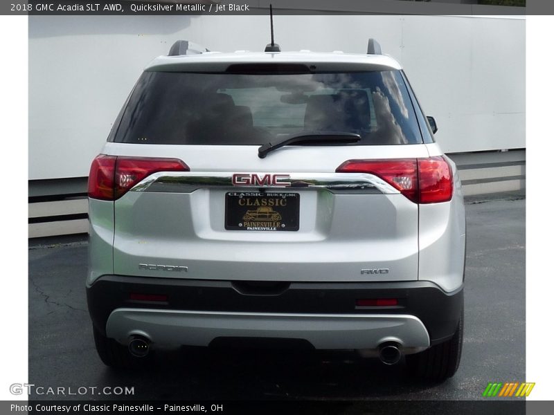 Quicksilver Metallic / Jet Black 2018 GMC Acadia SLT AWD