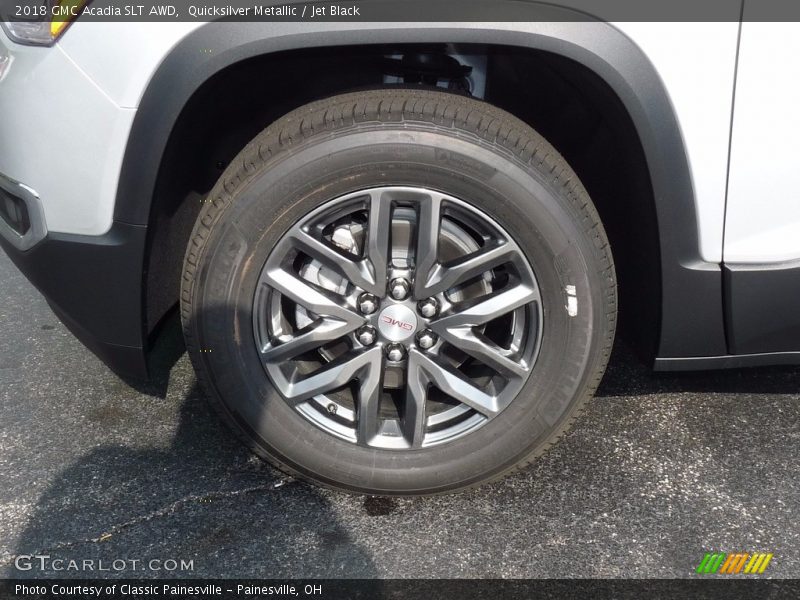 Quicksilver Metallic / Jet Black 2018 GMC Acadia SLT AWD