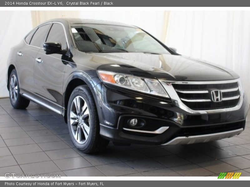 Crystal Black Pearl / Black 2014 Honda Crosstour EX-L V6