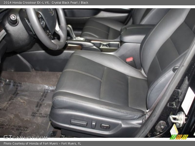 Crystal Black Pearl / Black 2014 Honda Crosstour EX-L V6