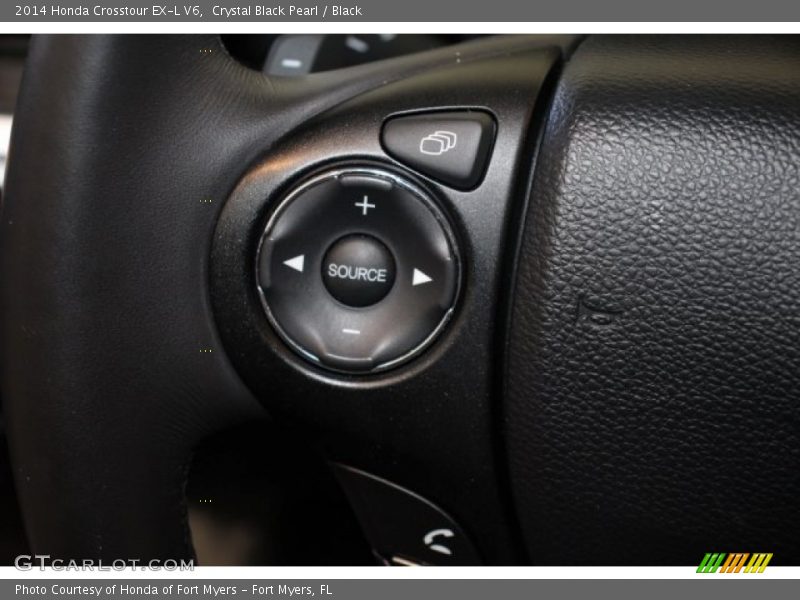 Crystal Black Pearl / Black 2014 Honda Crosstour EX-L V6