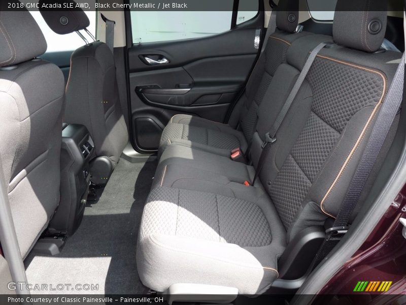 Black Cherry Metallic / Jet Black 2018 GMC Acadia SLE AWD