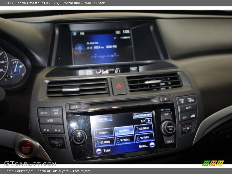 Crystal Black Pearl / Black 2014 Honda Crosstour EX-L V6