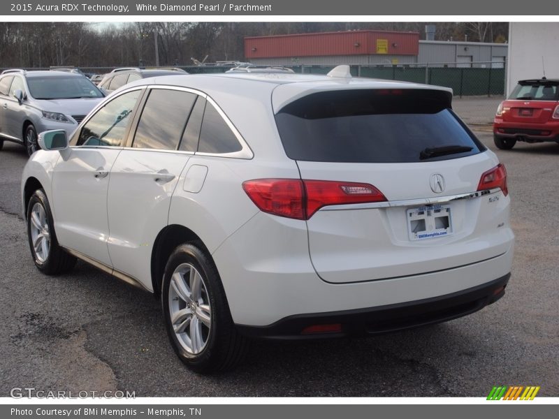 White Diamond Pearl / Parchment 2015 Acura RDX Technology