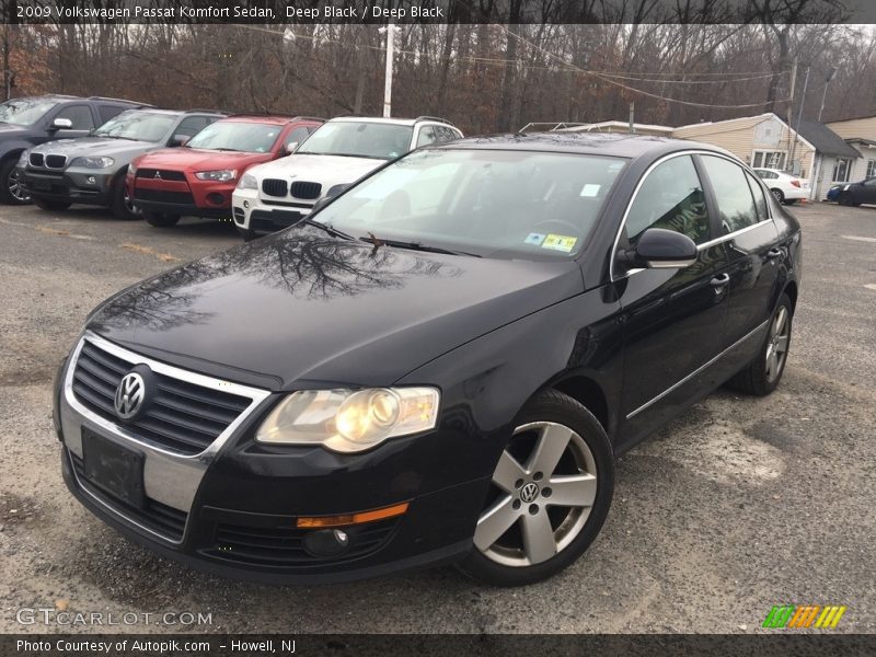 Deep Black / Deep Black 2009 Volkswagen Passat Komfort Sedan