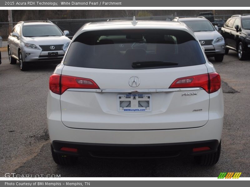 White Diamond Pearl / Parchment 2015 Acura RDX Technology