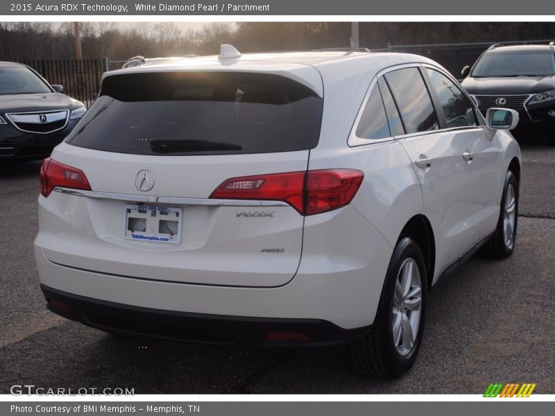 White Diamond Pearl / Parchment 2015 Acura RDX Technology
