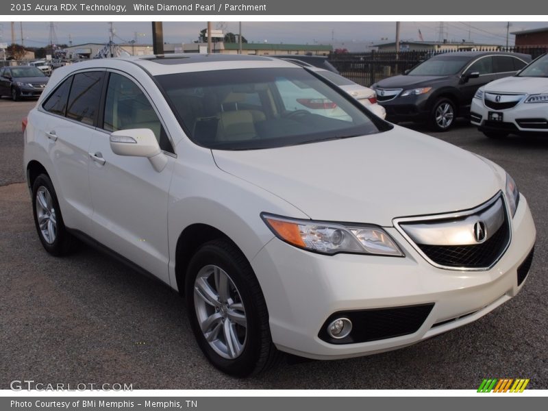 White Diamond Pearl / Parchment 2015 Acura RDX Technology