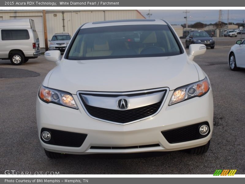 White Diamond Pearl / Parchment 2015 Acura RDX Technology