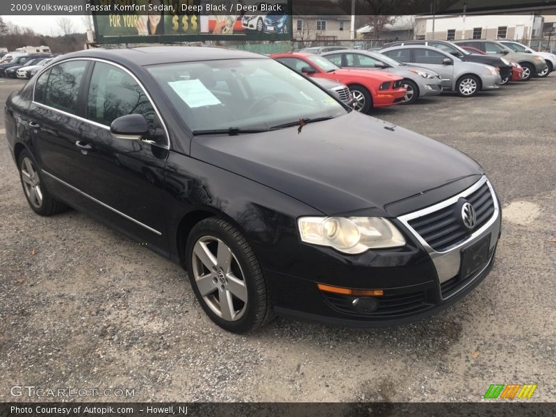 Deep Black / Deep Black 2009 Volkswagen Passat Komfort Sedan