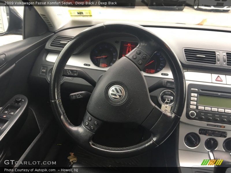 Deep Black / Deep Black 2009 Volkswagen Passat Komfort Sedan